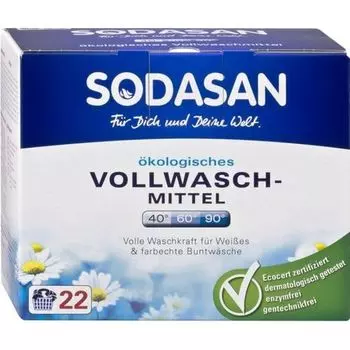 SODASAN Стиральный порошок-концентрат для отбеливания и удаления стойких згрязнений 1,2 кг