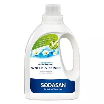 SODASAN Жидкое средство-концентрат для стирки изделий из шерстяных, шелковых и деликатных тканей 750 мл