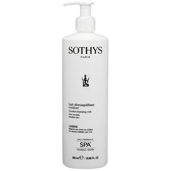 Sothys Сomfort Cleansing Milk Очищающее молочко для чувствительной кожи с экстрактом хлопка и термальной водой 500мл