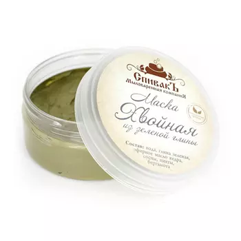 СпивакЪ Маска Хвойная, из зеленой глины 180 г