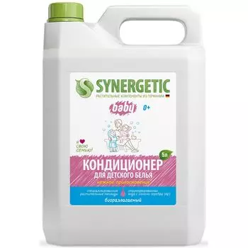 Synergetic Кондиционер для детского белья Нежное прикосновение 5000 мл