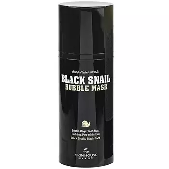 The Skin House Кислородная очищающая маска с муцином черной улитки 100мл