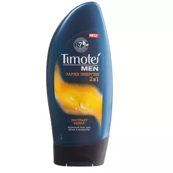 Timotei Гель для душа и шампунь 2в1 Заряд энергии 250 мл