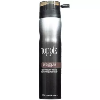 Toppik Спрей-краска для корней волос Каштановый 98мл