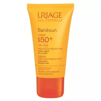 Урьяж/Uriage Барьесан SPF50+ Минеральный cолнцезащитный крем для детей и взрослых 50 мл
