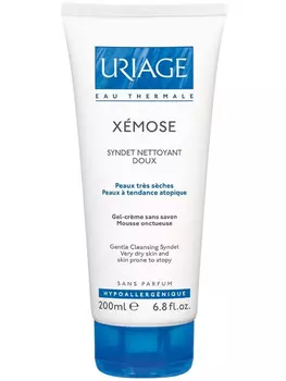 Uriage (Урьяж) Ксемоз Синдет мягкий пенящийся очищающий гель-крем для детей и взрослых 200 мл