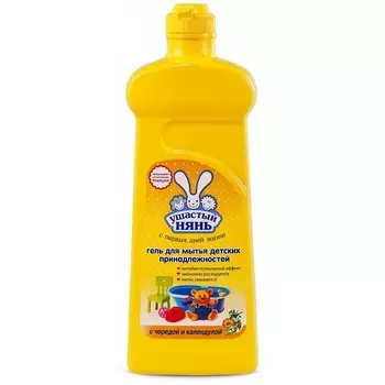 Ушастый нянь Гель для детских принадлежностей с чередой и календулой 500мл