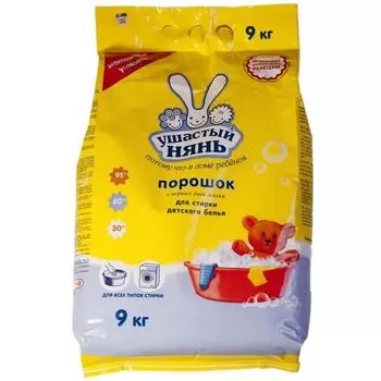 Ушастый нянь Стиральный порошок 9000г
