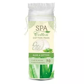 Ватные диски SPA COTTON Aloe 70шт