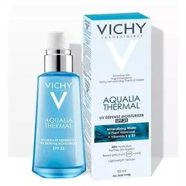Vichy Аквалия Термаль Увлажняющая эмульсия для лица SPF25 / PPD21 50мл