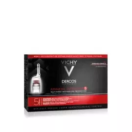 Vichy (Виши) Деркос Аминексил Интенсив 5 средство против выпадения для мужчин, ампулы 21шт.