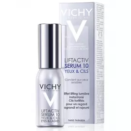 Vichy (Виши) Лифтактив Дерморесурс Сыворотка 10 для глаз и ресниц 15 мл