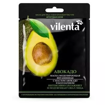 Vilenta Маска тканевая кремовая Авокадо
