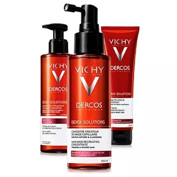 Виши Деркос Денси-Солюшнс Набор Шампунь 250мл+Сыворотка 100мл+Бальзам 150мл