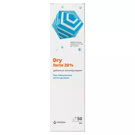 Витатека Драй форте дабоматик при повышенной потливости 20% 50мл