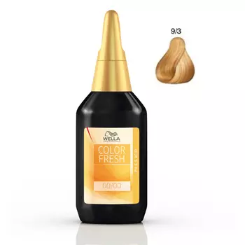 Wella COLOR FRESH Оттеночная краска 9/3 очень свелый блонд золотистый 75мл
