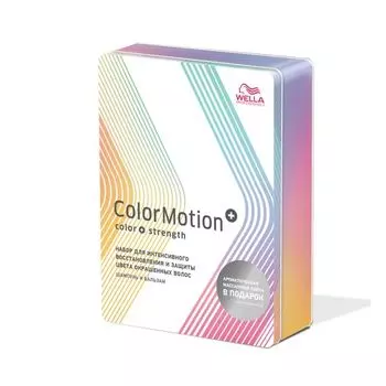 Wella Color Motion+ Набор Шампунь 250мл + бальзам 200мл + свеча