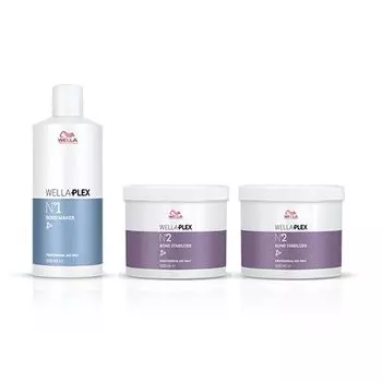 Wella°plex Большой салонный набор 1+2 3х500 мл