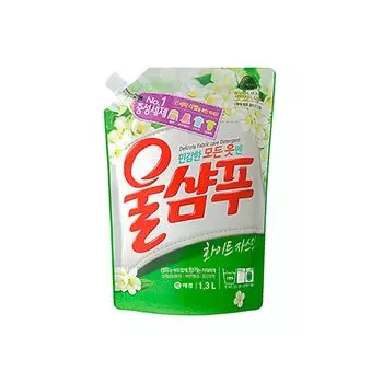 Wool Shampoo Жидкое средство для стирки ЖАСМИН 1300 мл запаска