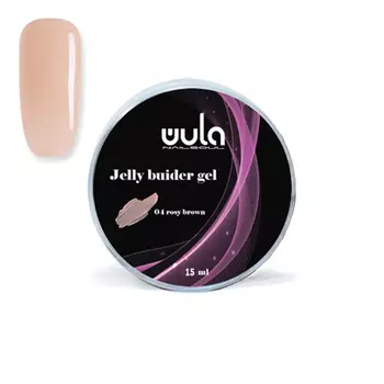 Wula nailsoul Гель-желе для моделирования ногтей Jelly builder gel, 15 мл тон 04 розово-бежевый