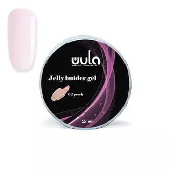 Wula nailsoul Гель-желе для моделирования ногтей Jelly builder gel, 15 мл тон 02 розовый