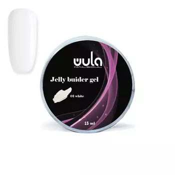 Wula nailsoul Гель-желе для моделирования ногтей Jelly builder gel, 15 мл тон 01 белый