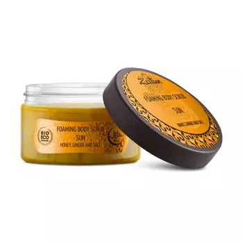 Zeitun Скраб для тела Солнце, с имбирем и медом, пенящийся 250 мл