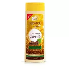 Золотой шелк шампунь укрепитель корней против выпадения волос 400мл