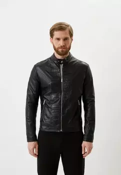 Куртка кожаная Bikkembergs