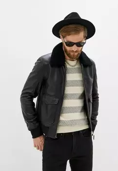 Куртка кожаная Serge Pariente