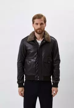 Куртка кожаная Serge Pariente