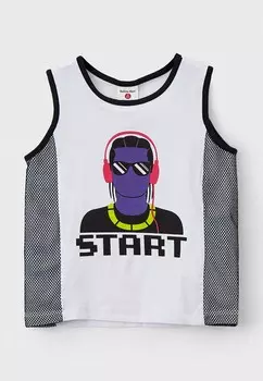 Майка Button Blue