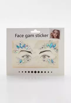 Наклейки для лица Красная Жара