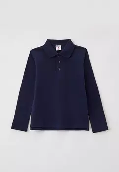 Поло Button Blue