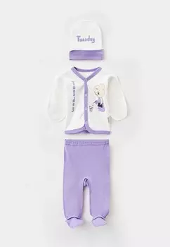 Распашонка, ползунки и шапочка Амелли