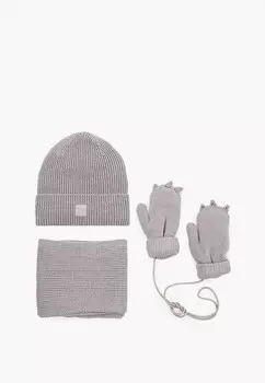 Шапка, шарф и варежки Happy Baby