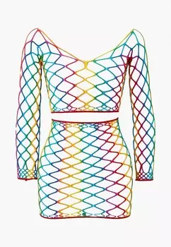 Топ и юбка Pink Lipstick