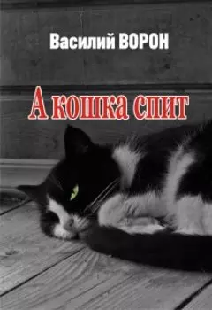 А кошка спит