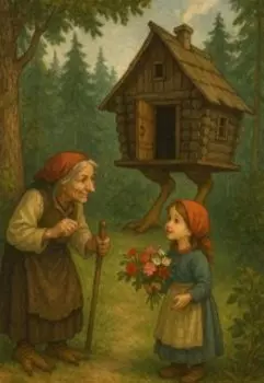 Алёна и Баба-Яга.