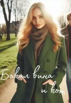 Бокал вина и кот