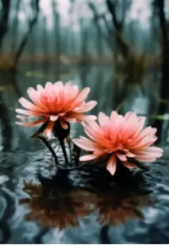 Цветы на болоте.