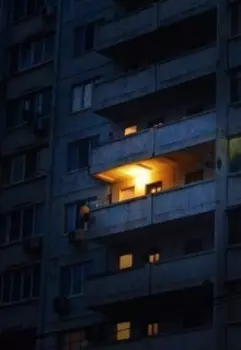 Дым на балконе