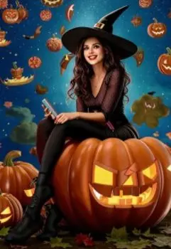 Хеллоуинская встреча, или парень с тыквой вместо головы