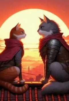 История о том, как он стал ее котом. Читать с выражением.