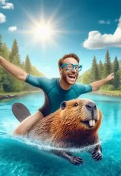 Как Вася бобра оседлал, или заплыв на грани безумия