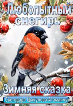 Любопытный снегирь Зимняя сказка