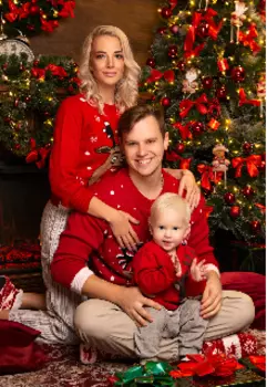 Папа на новый год