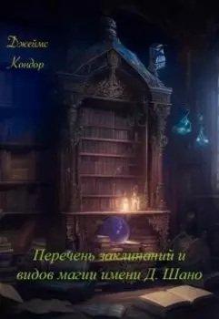 Перечень заклинаний и видов магии имени Д. Шано