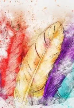 Пером или кистью. Сказка