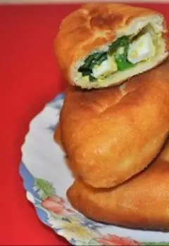 Пироги с зелёным луком.